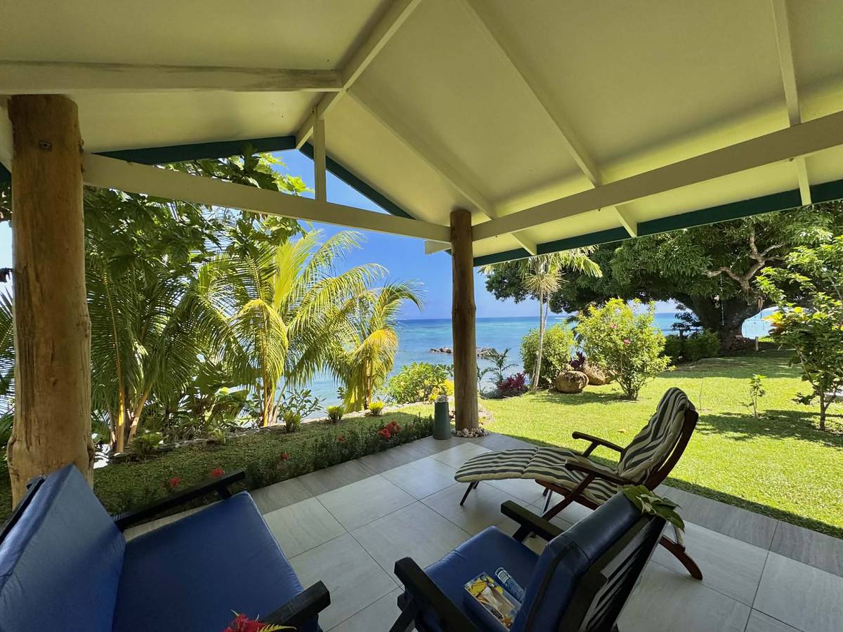 Soak in Taveuni's waters from your private patio