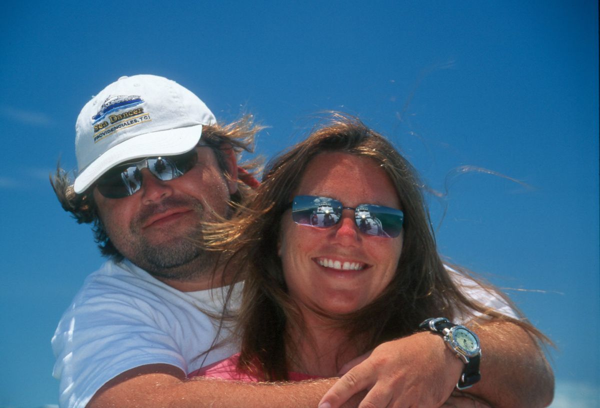 Owners Nina & Darren from Sandy Beach Resort